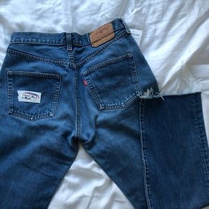 VINTAGE 🌸 Levi’s 1970’s 501 Jeans 🍒 Raw hem 🍑